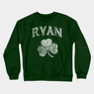 Ryan Irish Shamrock St Patricks Day Crewneck Sweatshirt